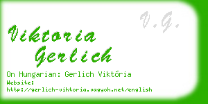 viktoria gerlich business card